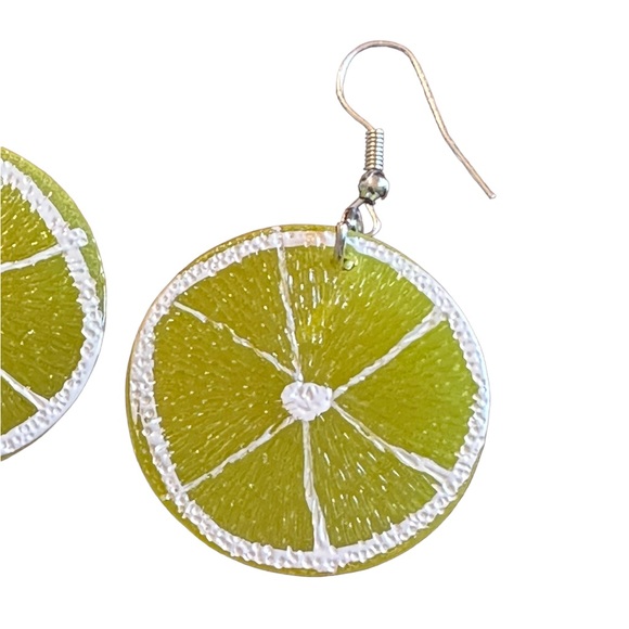 Lightweight Yellow Lemon Drop Earrings - Picture 3 of 4